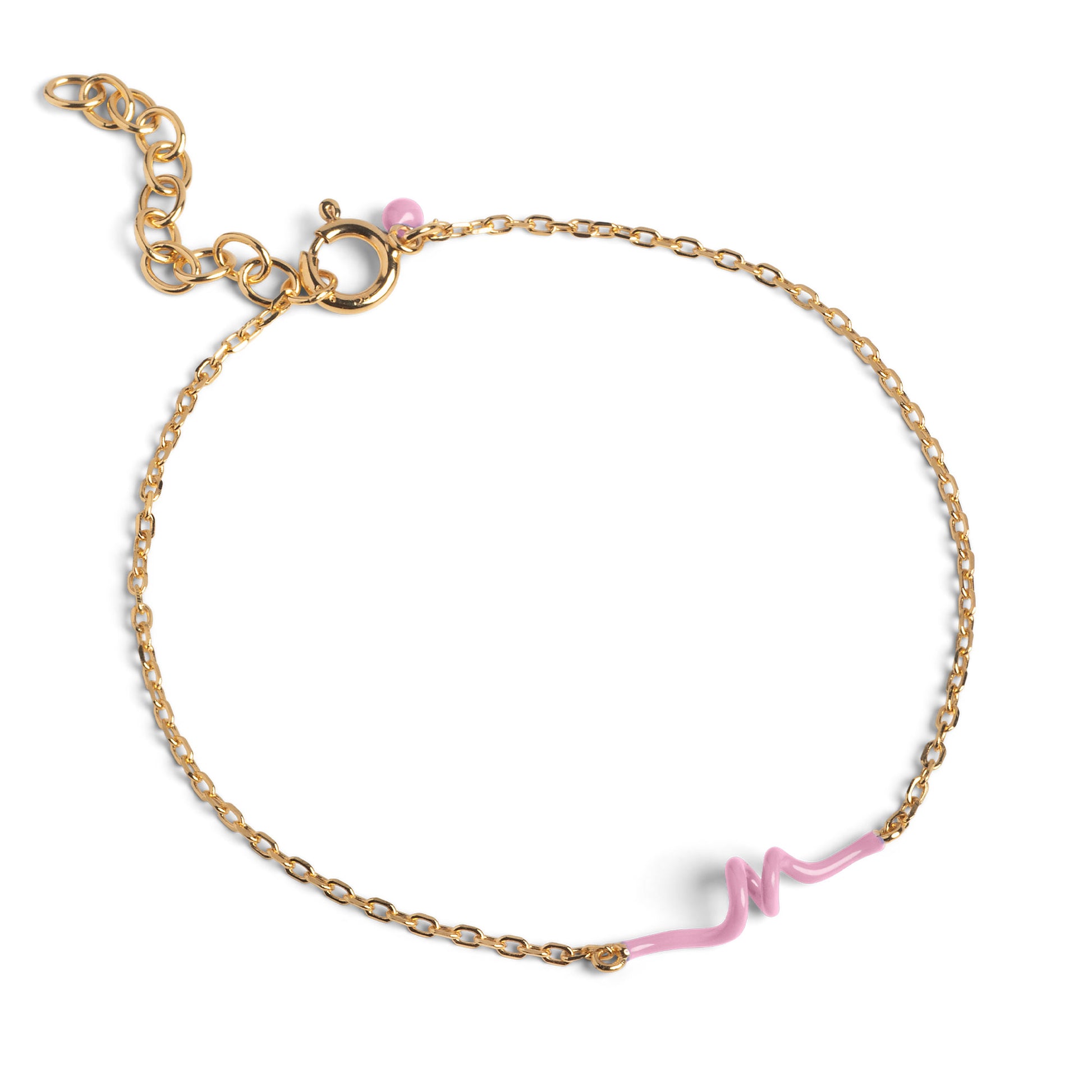 ENAMEL Copenhagen Bracelet, Twist Bracelets Light pink