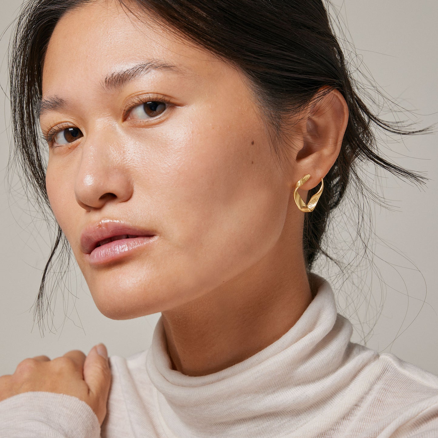 ENAMEL Copenhagen Earring, Dalia Earrings 925S/GP/M