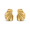ENAMEL Copenhagen Earring, Wave Earrings Gold Plated