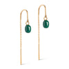 ENAMEL Copenhagen Earrings, Eleanor Earrings 42 Petrol Green