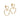 ENAMEL Copenhagen Earrings, Organic Lovelink Earrings Gold Plated