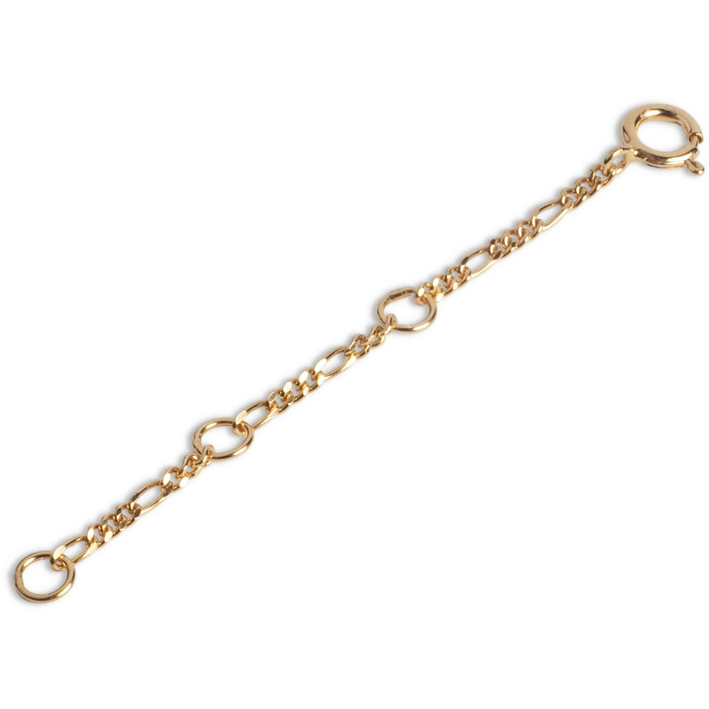 ENAMEL Copenhagen Extender Chain, Figaro Bracelets 925S/GP