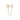 ENAMEL Copenhagen Hoop, Love Chain One Piece Earrings Gold Plated