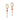 ENAMEL Copenhagen Hoops, Liva Earrings Light Coral