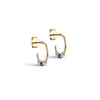 ENAMEL Copenhagen Hoops, Lola Small Earrings Earthtone