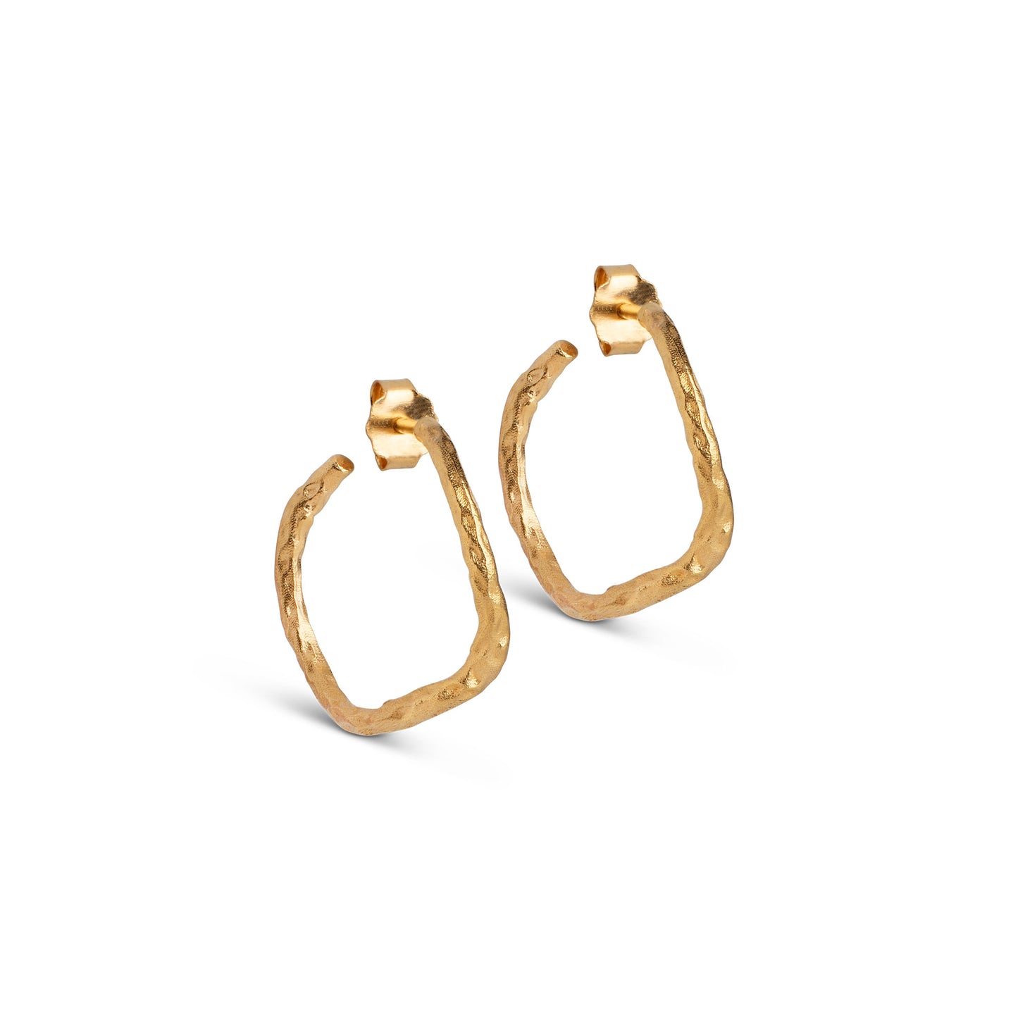 ENAMEL Copenhagen Hoops, Sway Earrings 925S/GP/M