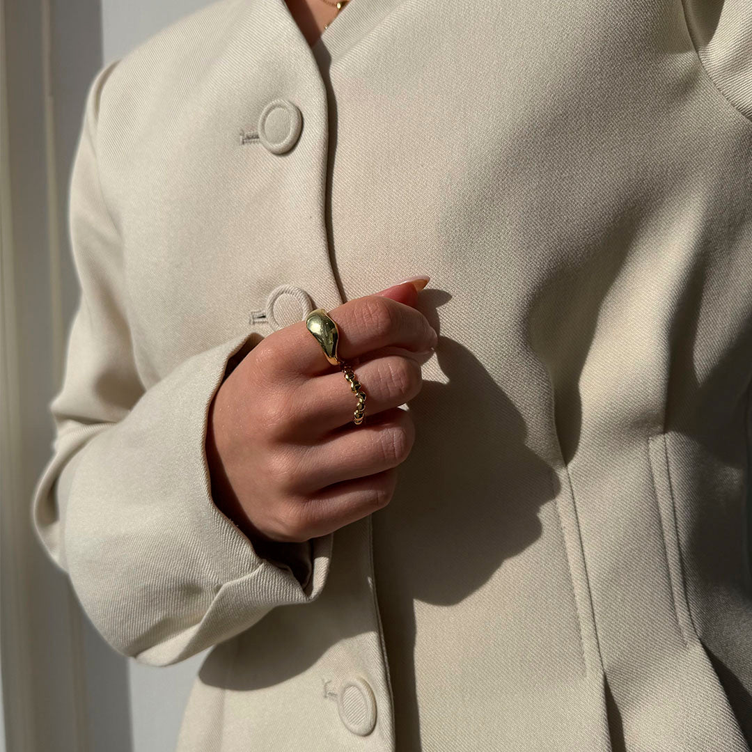 Ashante Ringes Ring, Agnete Large – ENAMEL.COM