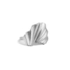 ENAMEL Copenhagen Ring, Wave Rings Silver Plated