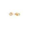 ENAMEL Copenhagen Stud, Petite CZ Earrings 925S/GP