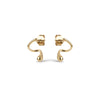 ENAMEL Copenhagen Studs, Ivi - LIMITED EDITION Earrings 925S/GP