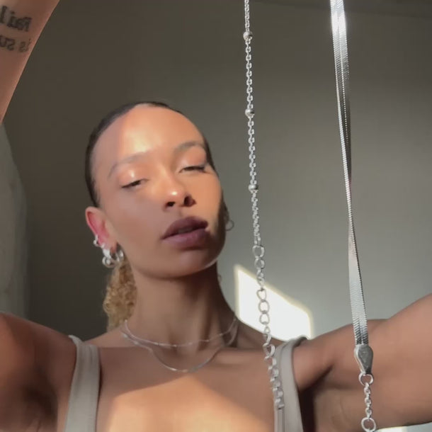 ENAMEL Copenhagen Bracelet, Beaded Chain Bracelets 925S