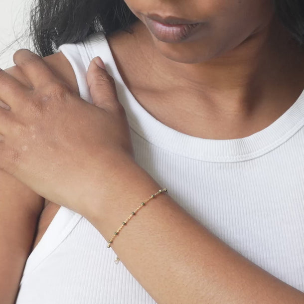 ENAMEL Copenhagen Bracelet, Lola Bracelets Khaki