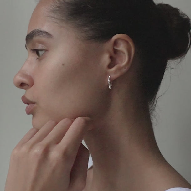 ENAMEL Copenhagen Hoops, Belle Earrings 925S