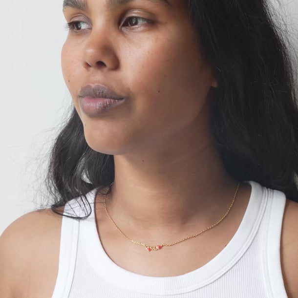ENAMEL Copenhagen Necklace, Organic Unity Necklaces Red
