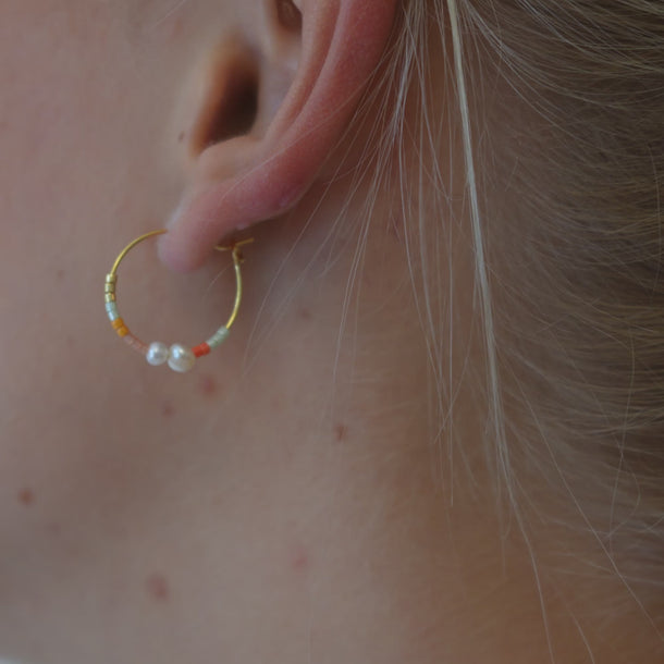 ENAMEL Copenhagen Hoops, Petra, Medium Earrings Coralia