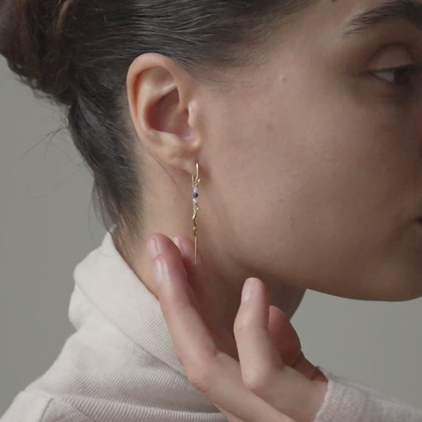 ENAMEL Copenhagen Earrings, Viva Earrings Violet