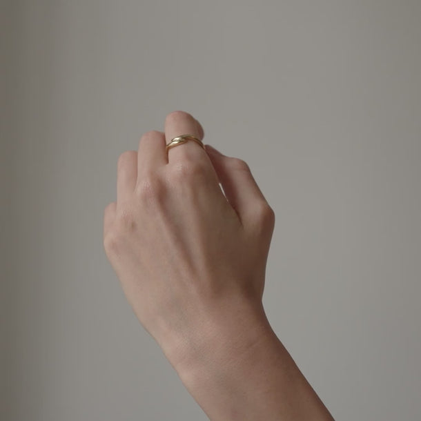 ENAMEL Copenhagen Ring, Vea Rings 925S/GP