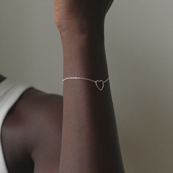 ENAMEL Copenhagen Bracelet, Organic Heart Bracelets 925S/M