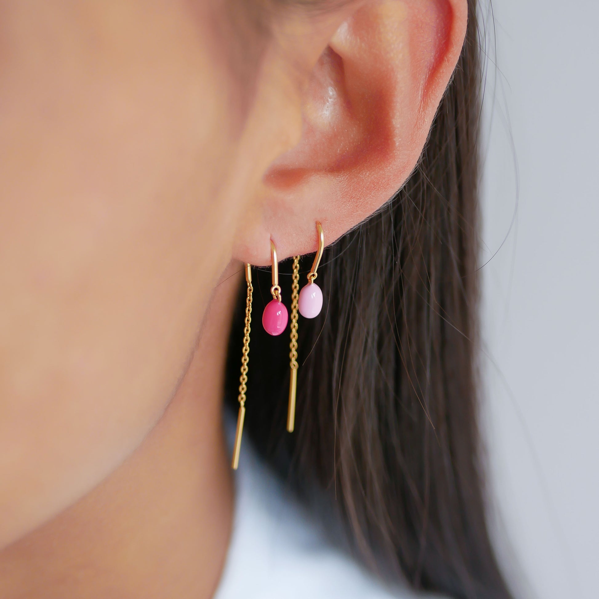 ENAMEL Copenhagen Earring, Eleanor Earrings Light pink