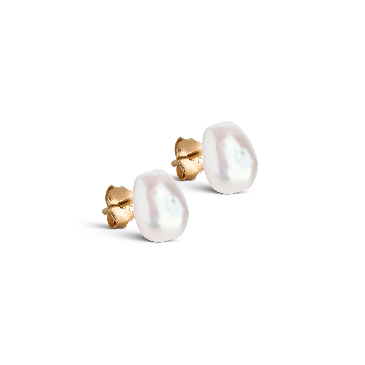 ENAMEL Copenhagen Studs, Baroque Pearl Earrings Baroque Pearls